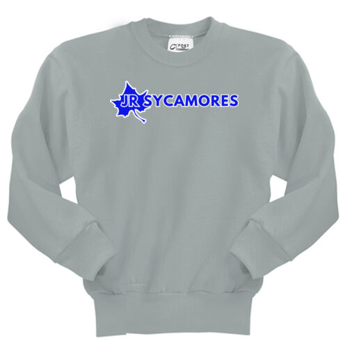 Jr. Sycamores Design 1 on a Port & Co. ® - Youth Core Fleece Crewneck Sweatshirt Thumbnail