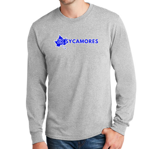 Jr. Sycamores Design 1 on a Port & Co. ®  - Long Sleeve Core Cotton Tee Thumbnail