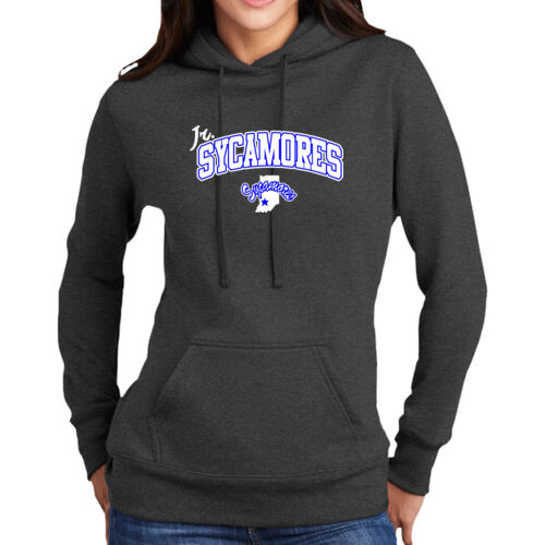 Jr. Sycamores Design 2 on a Nike  ® - Women's Core Fleece Pullover Hooded Sweatshirt Thumbnail