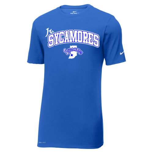 Jr. Sycamores Design 2 on a Nike ® - Dri FIT Cotton/Poly Tee Thumbnail
