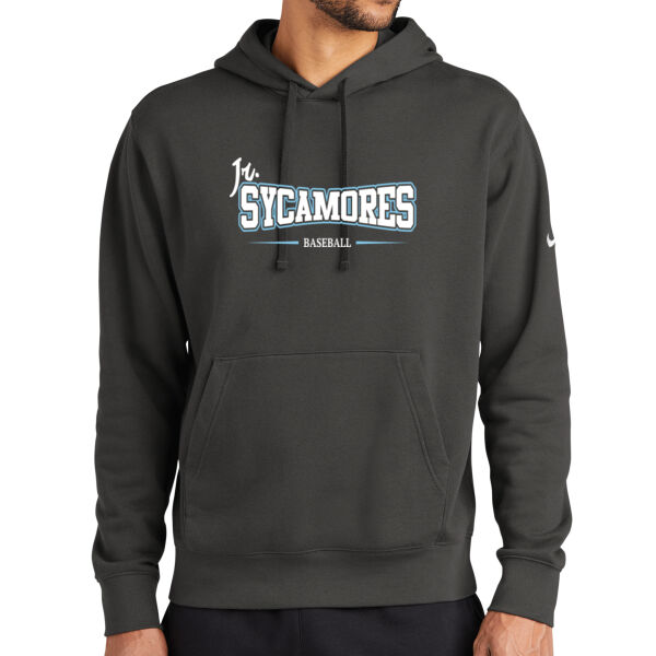 Jr. Sycamores Design 4 on a Nike ® - Club Fleece Sleeve Swoosh Pullover Hoodie Thumbnail
