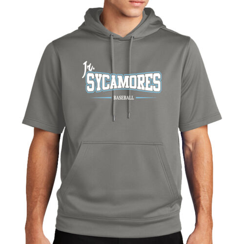 Jr. Sycamores Design 4 on a Sport-Tek ® - Sport Wick ® Fleece Short Sleeve Hooded Pullover Thumbnail