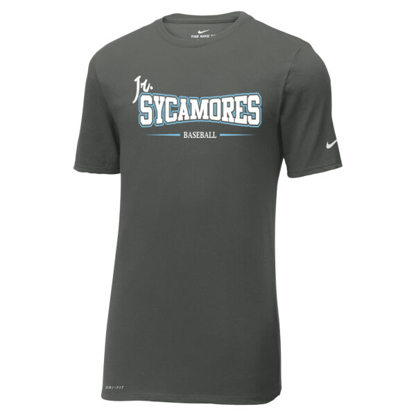 Jr. Sycamores Design 4 on a Nike ® - Dri FIT Cotton/Poly Tee Thumbnail