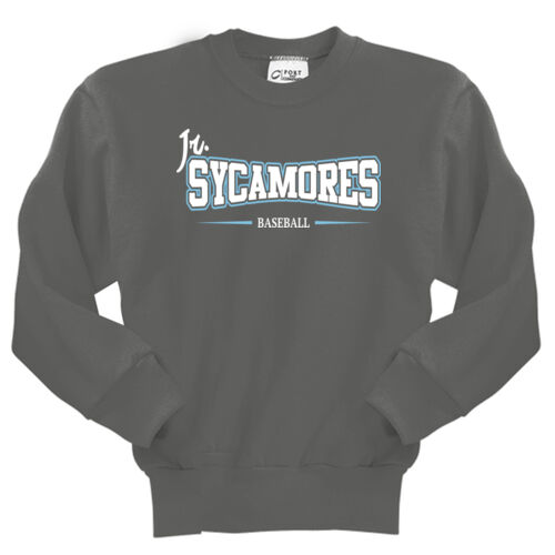 Jr. Sycamores Design 4 on a Port & Co ® - Youth Core Fleece Crewneck Sweatshirt Thumbnail
