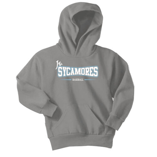 Jr. Sycamores Design 4 on a Port & Co ® - Youth Core Fleece Pullover Hooded Sweatshirt Thumbnail
