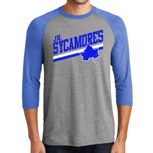 Jr. Sycamores Design 5 on a District ® - Perfect Tri ® 3/4 Sleeve Raglan Thumbnail